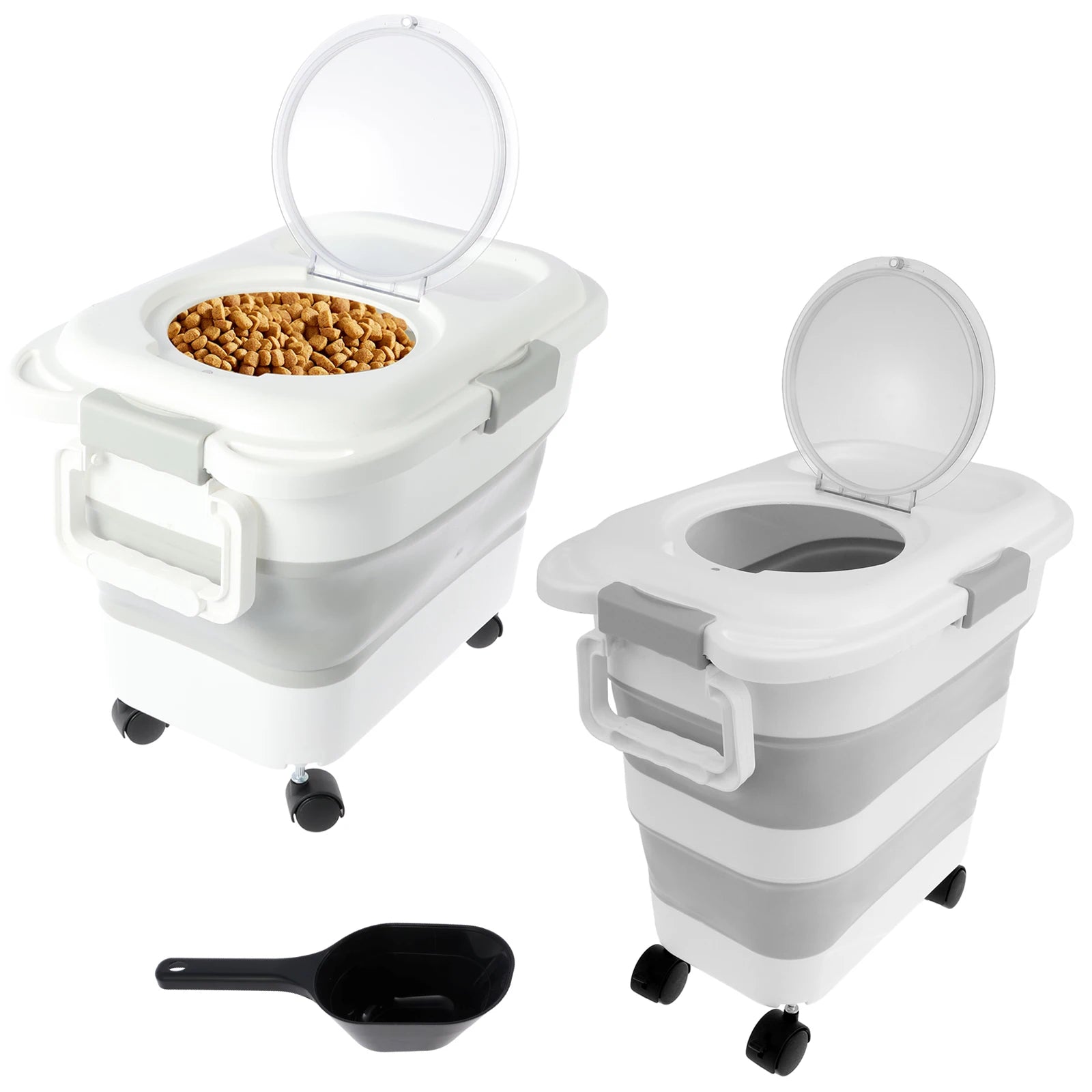 Collapsible Pet Food Barrel