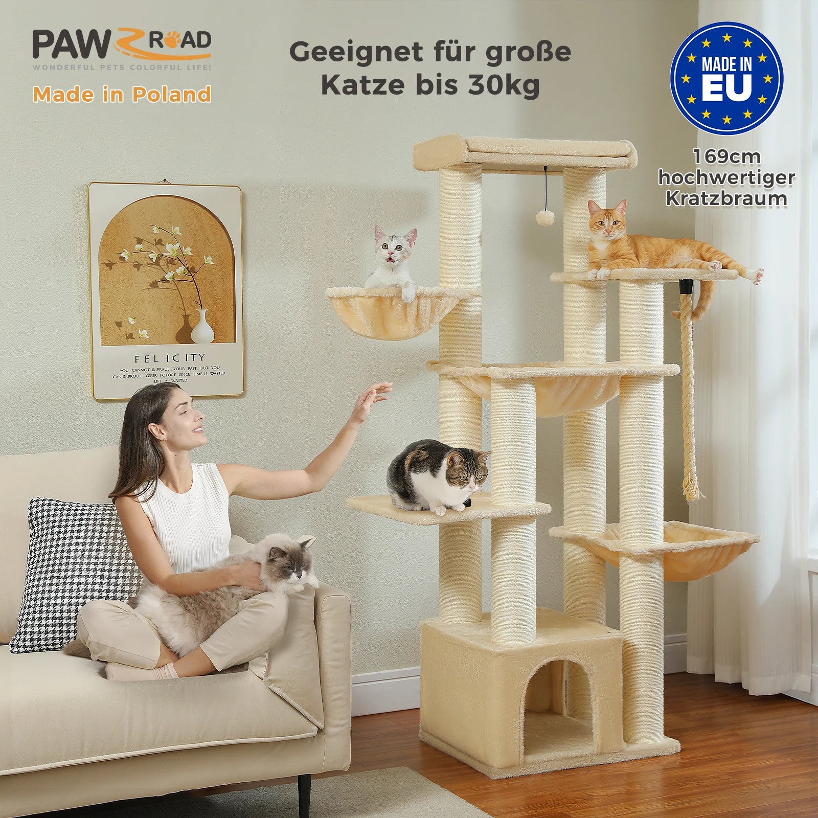 Big Cat Tree for Large Cats