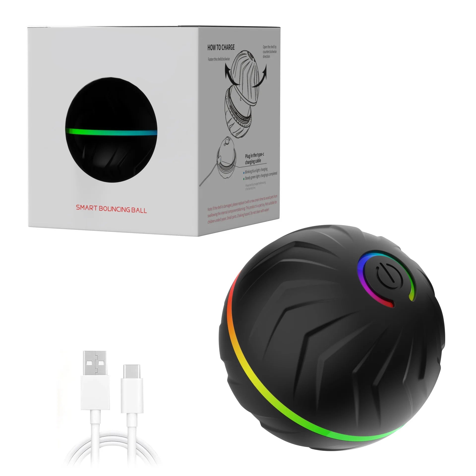 Dog Bouncing Ball