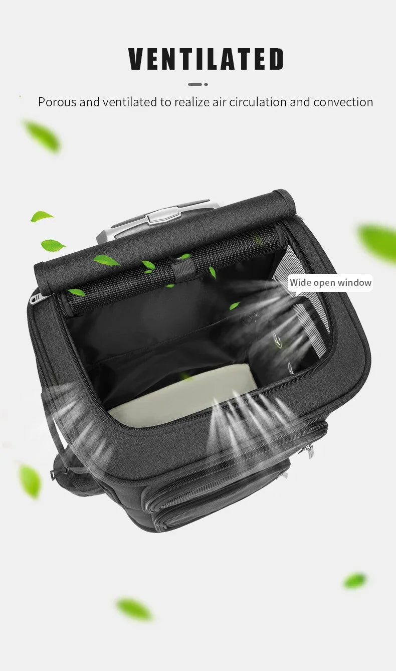 Double Pet Trolley Bag