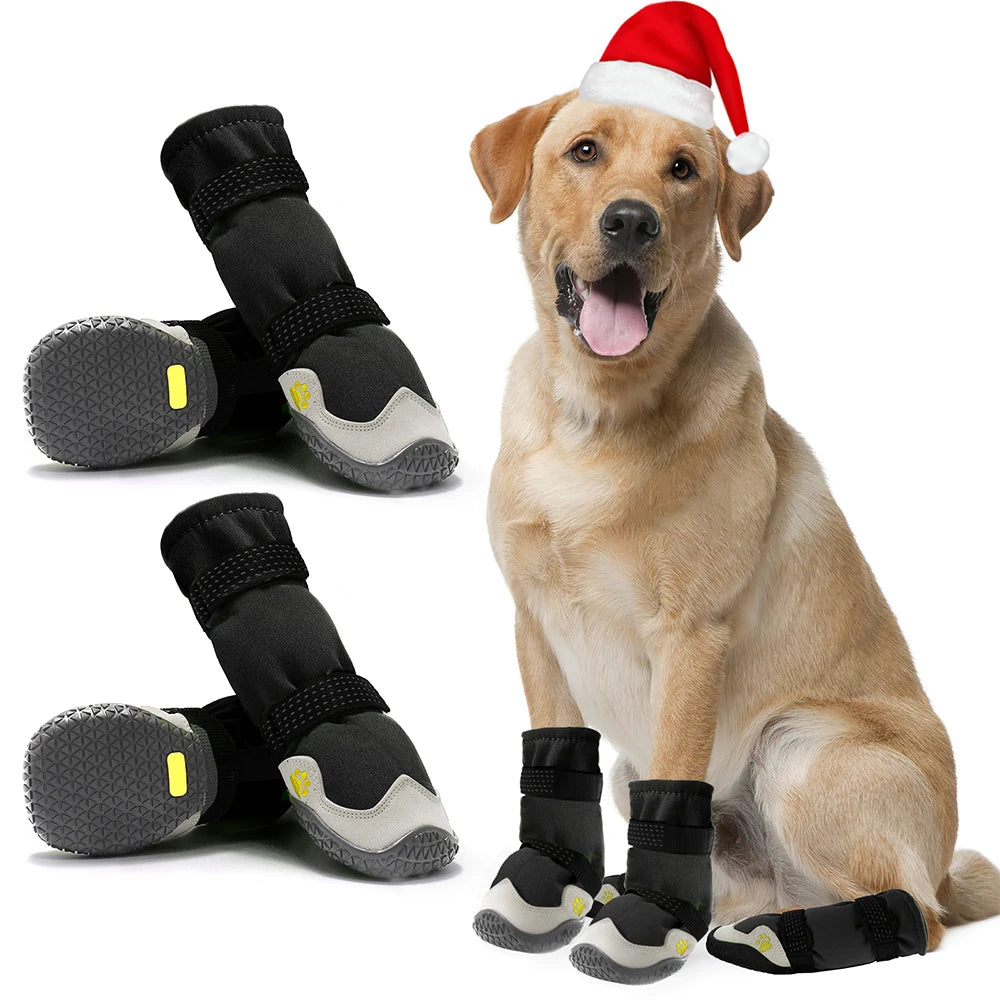 Waterproof Dog Boots for Large Dogs - All seasons