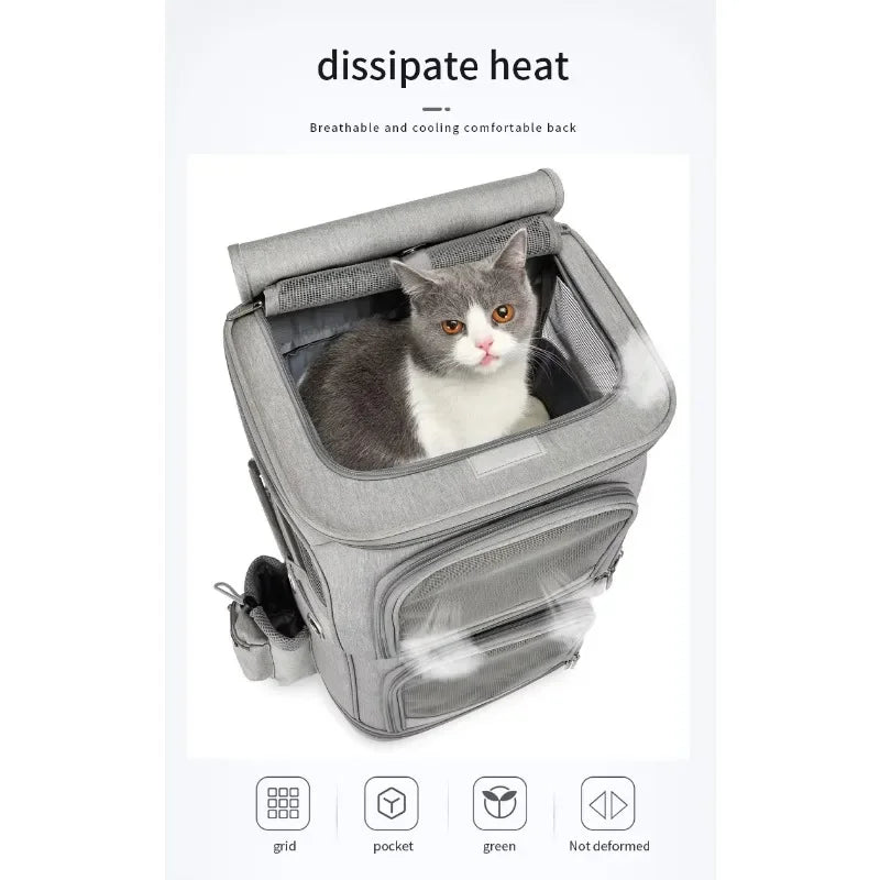 Double Pet Trolley Bag