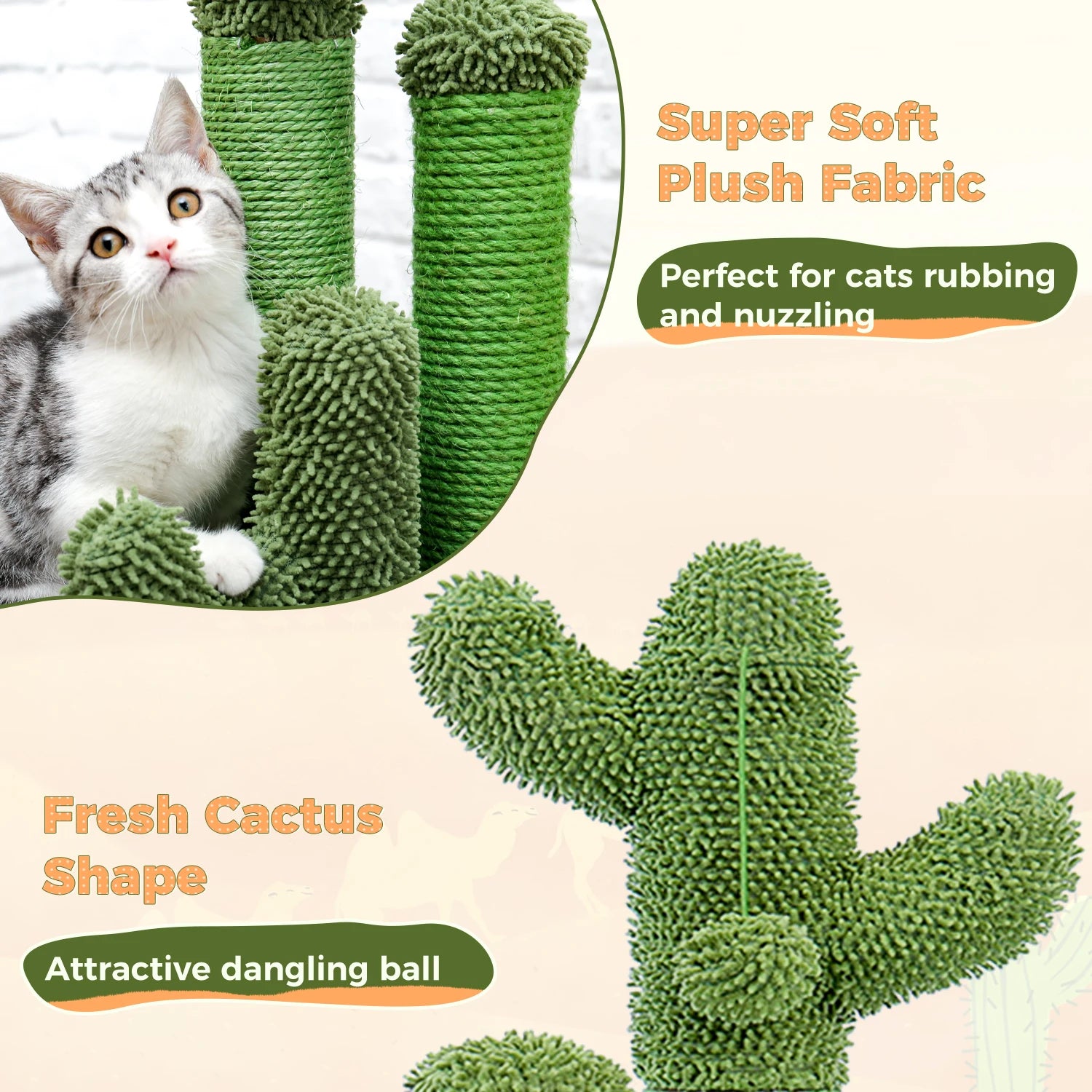 Cactus Cat Scratching Post