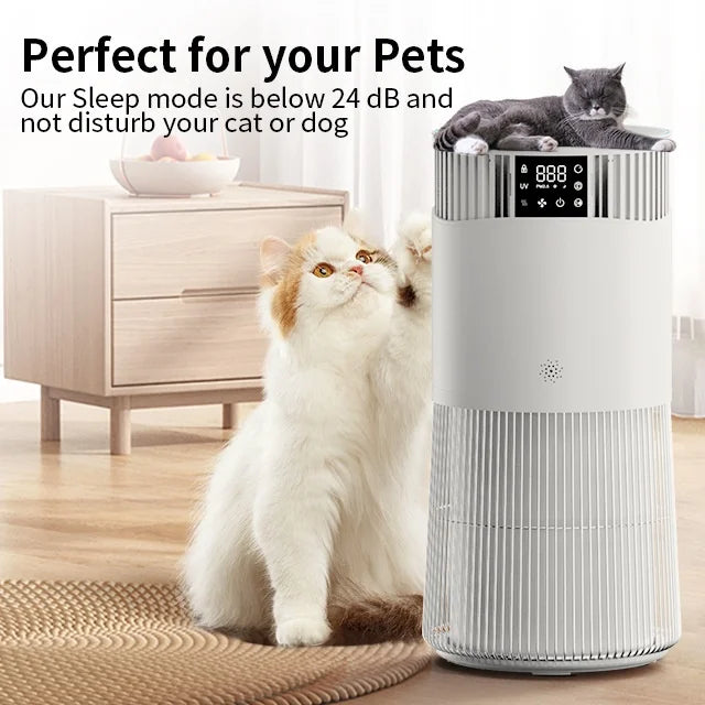 Purificateur d’air intelligent pour animaux