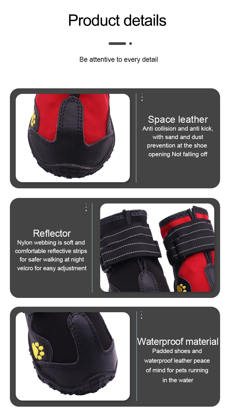 Warm Dog Boots For Winter
