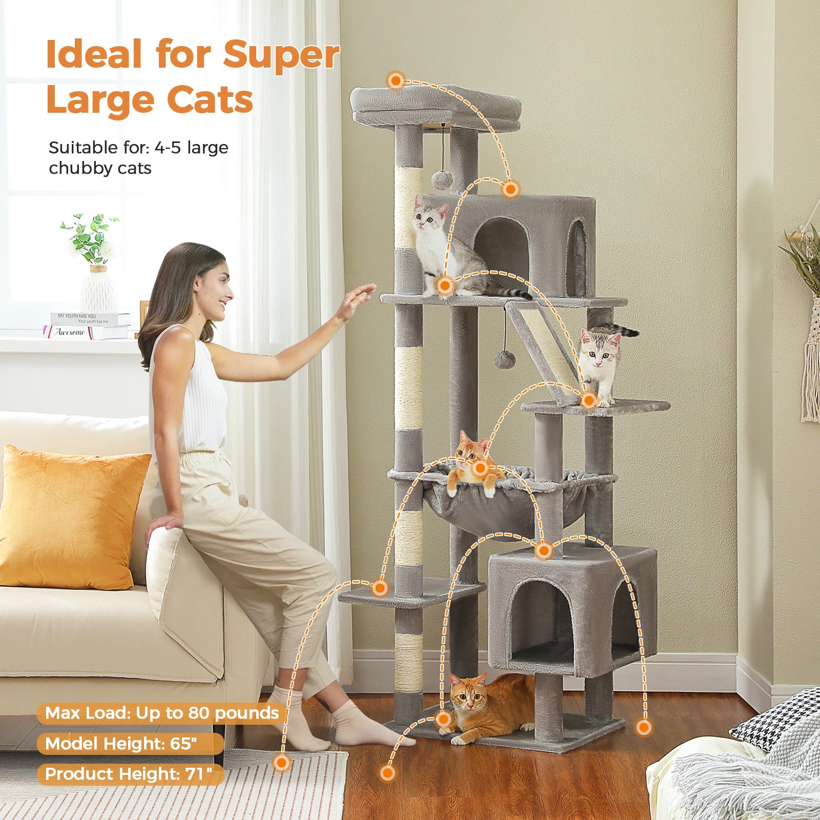 Large Cat Tower