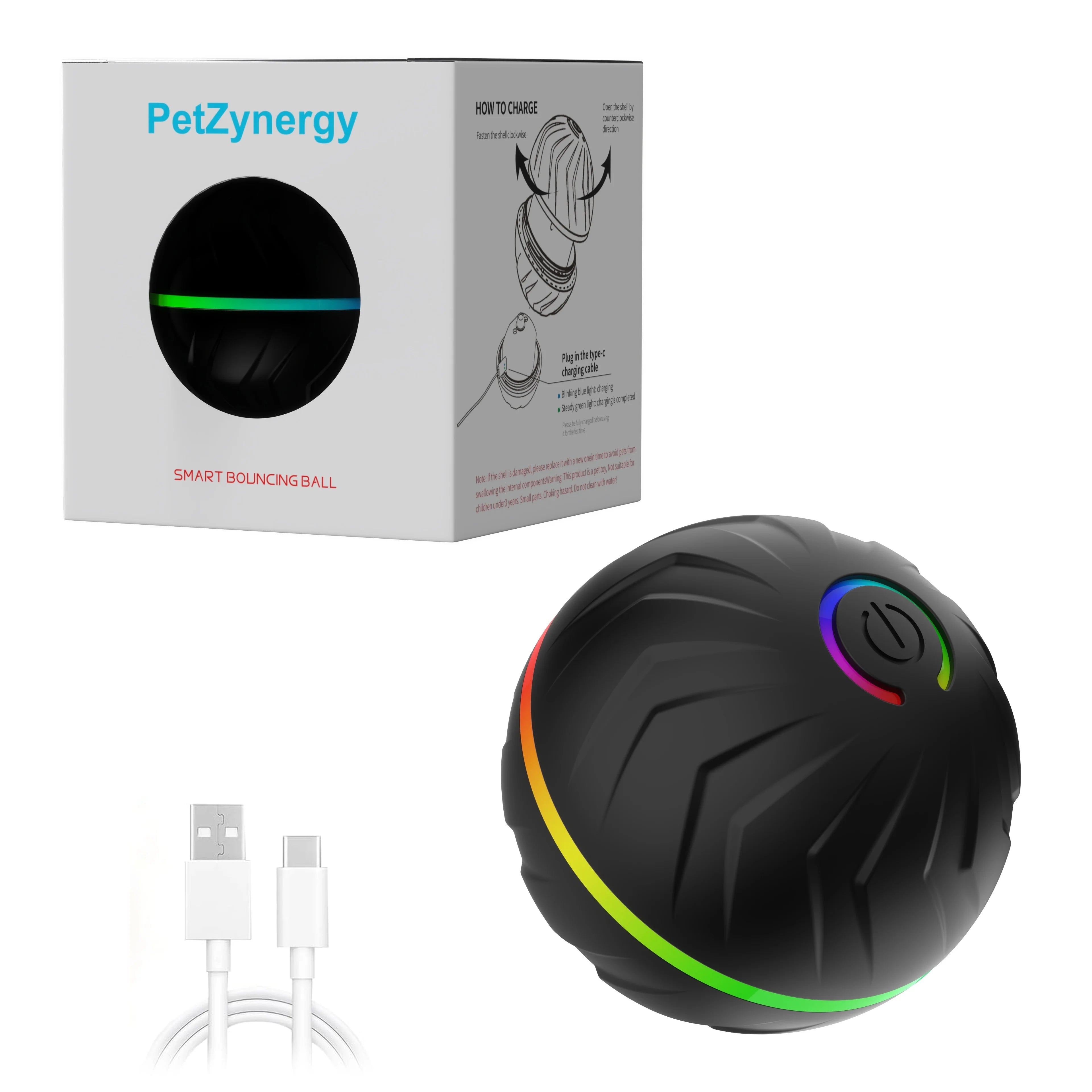 Dog Bouncing Ball