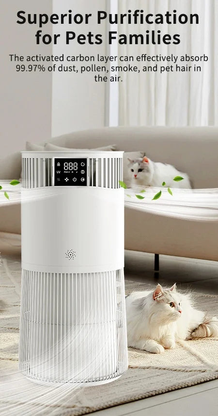 Purificateur d’air intelligent pour animaux