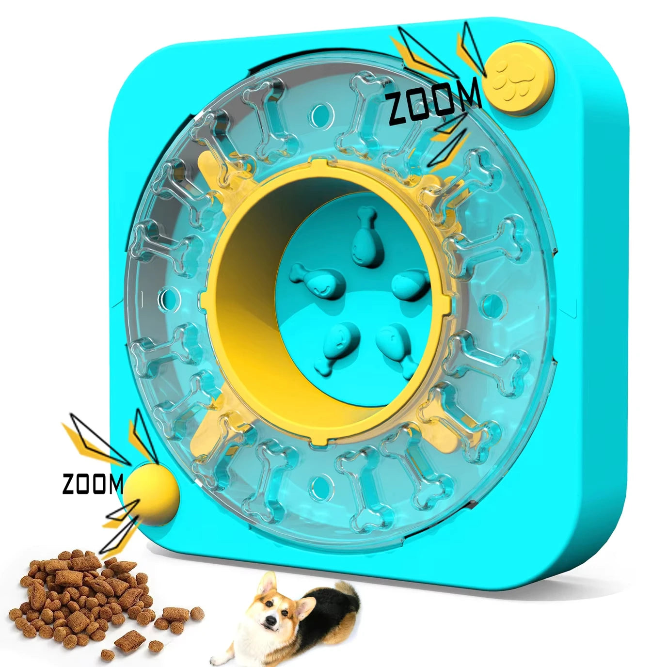 3 in 1 Interactive Dog Puzzle Toy