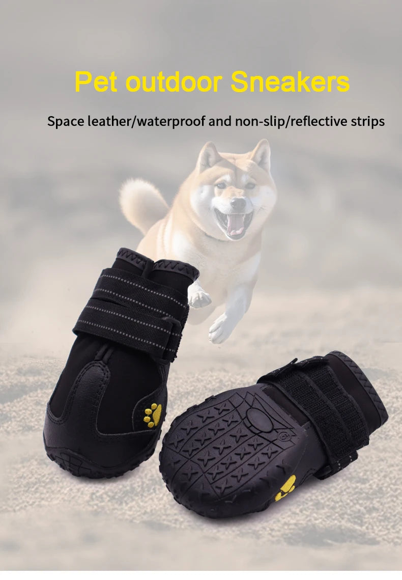 Warm Dog Boots For Winter