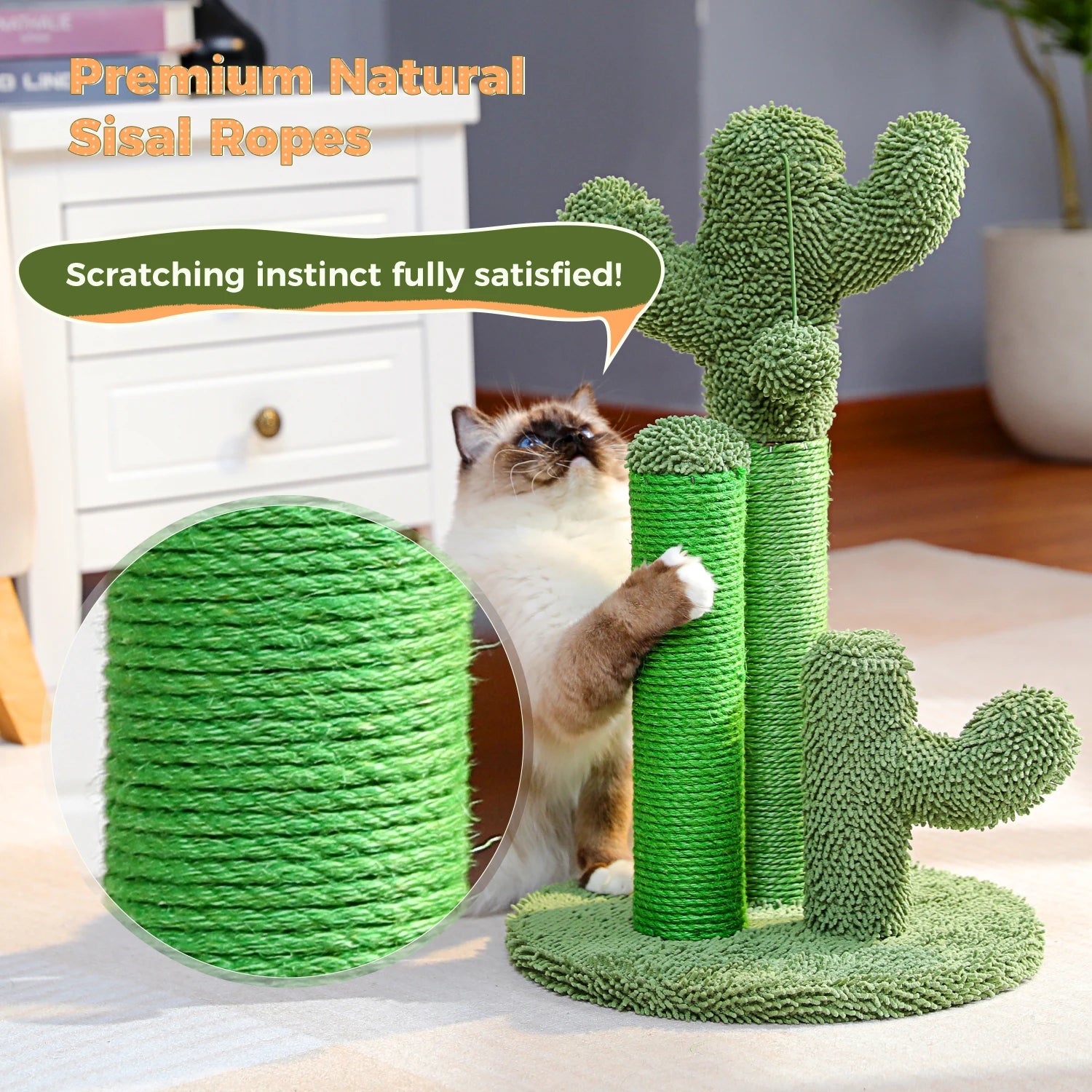 Cactus Cat Scratching Post