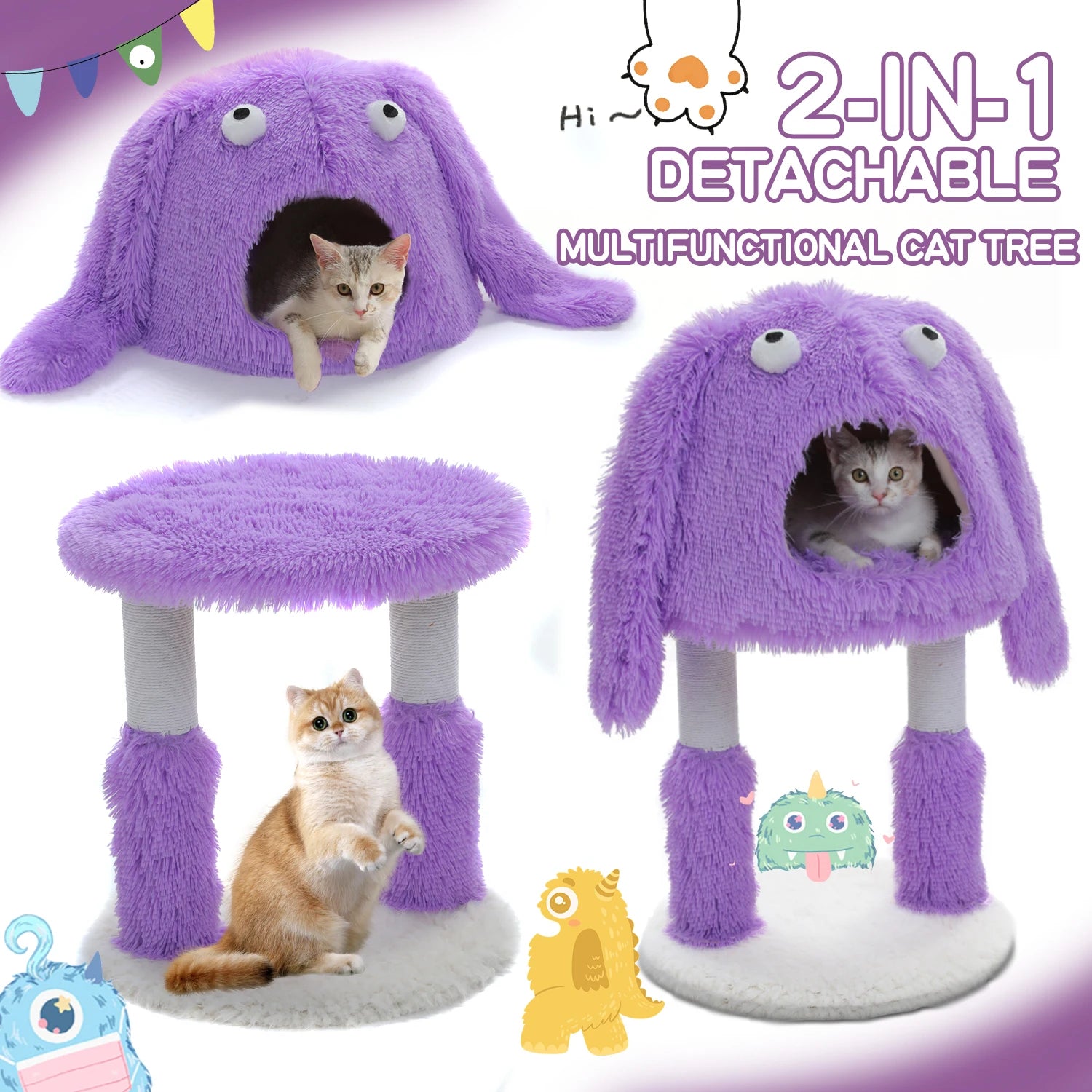 2-in-1 Cat Tree