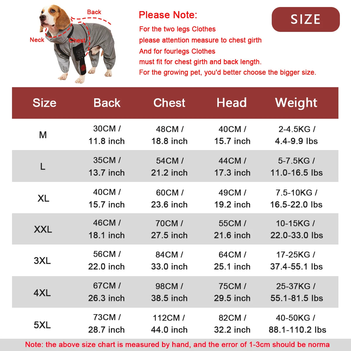 Large Dog Raincoat
