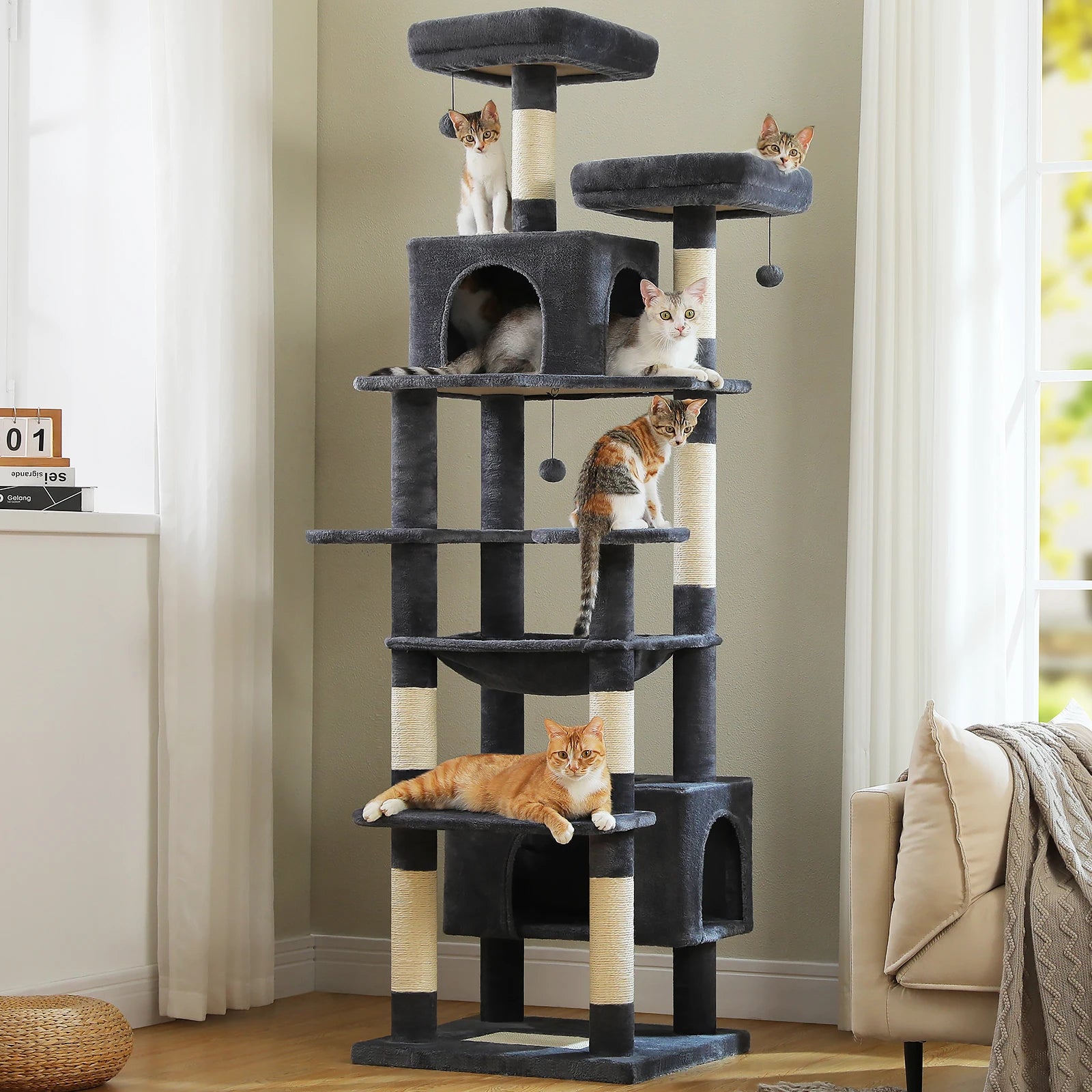 Tall Multi-Level Cat Tree