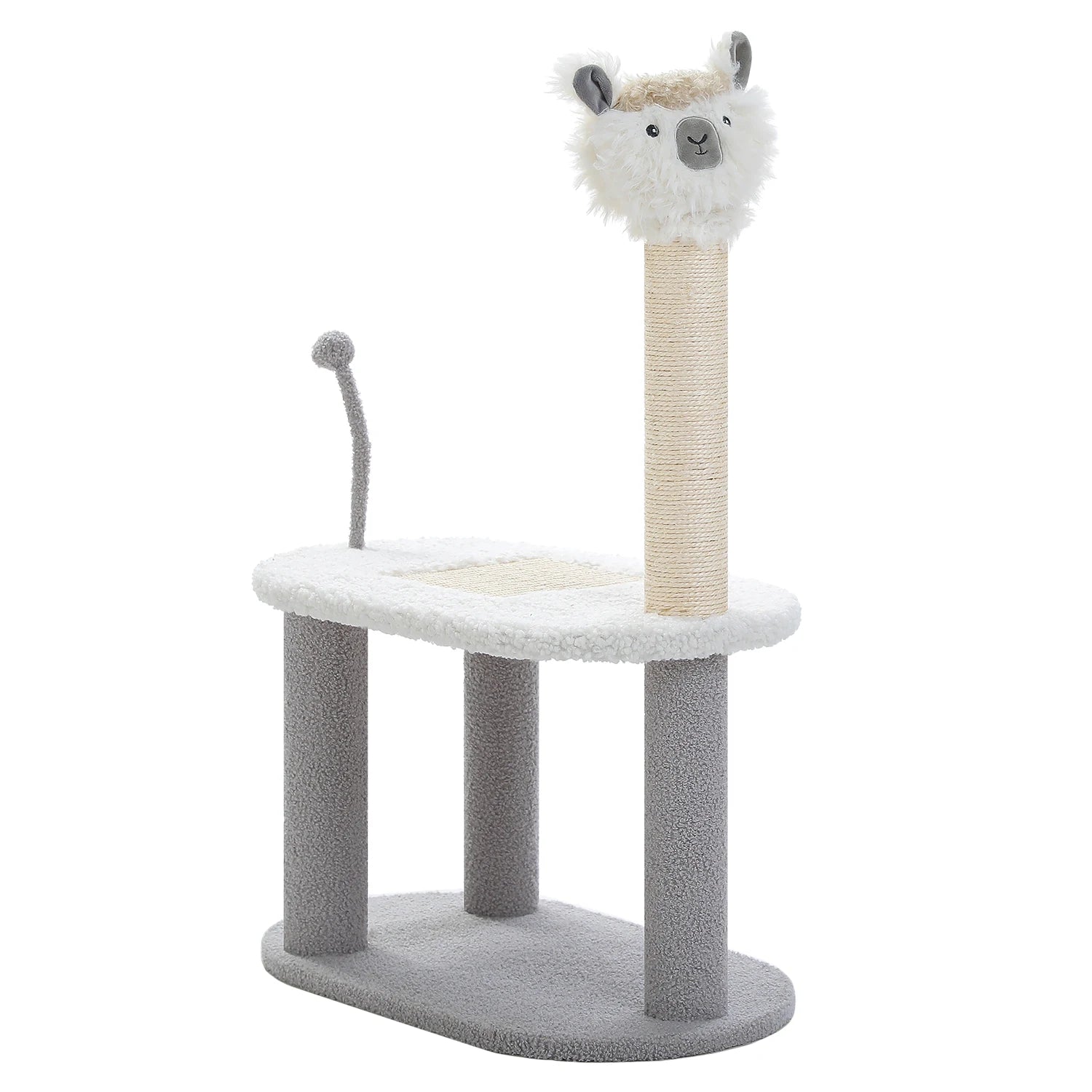 Tall Cat Scratching Post with Spring Ball