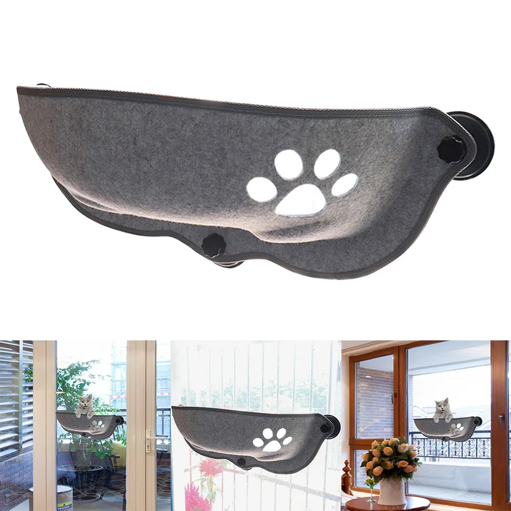 Window Grey Cat Hammock