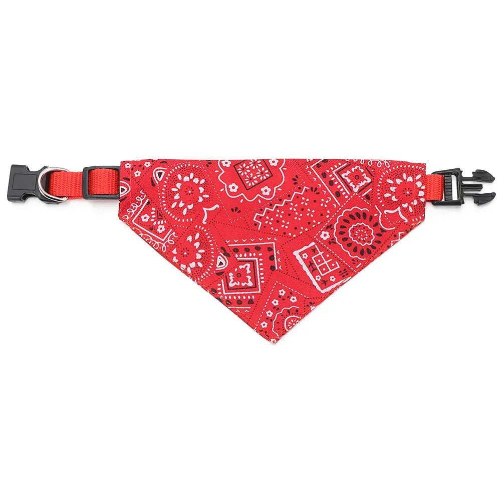 TechnuPet Pet Bandanas GC-I-hong / M 29-45cm Adjustable Dog & Cat Bandana
