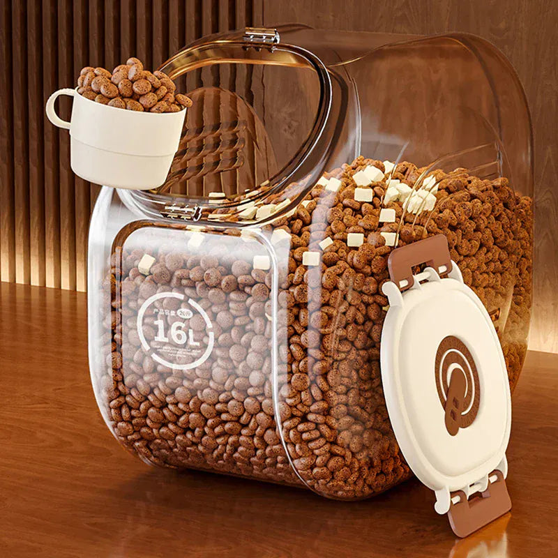 TechnuPet Pet Food Storage Airtight Pet Food Storage Container – 5/10kg Large Capacity