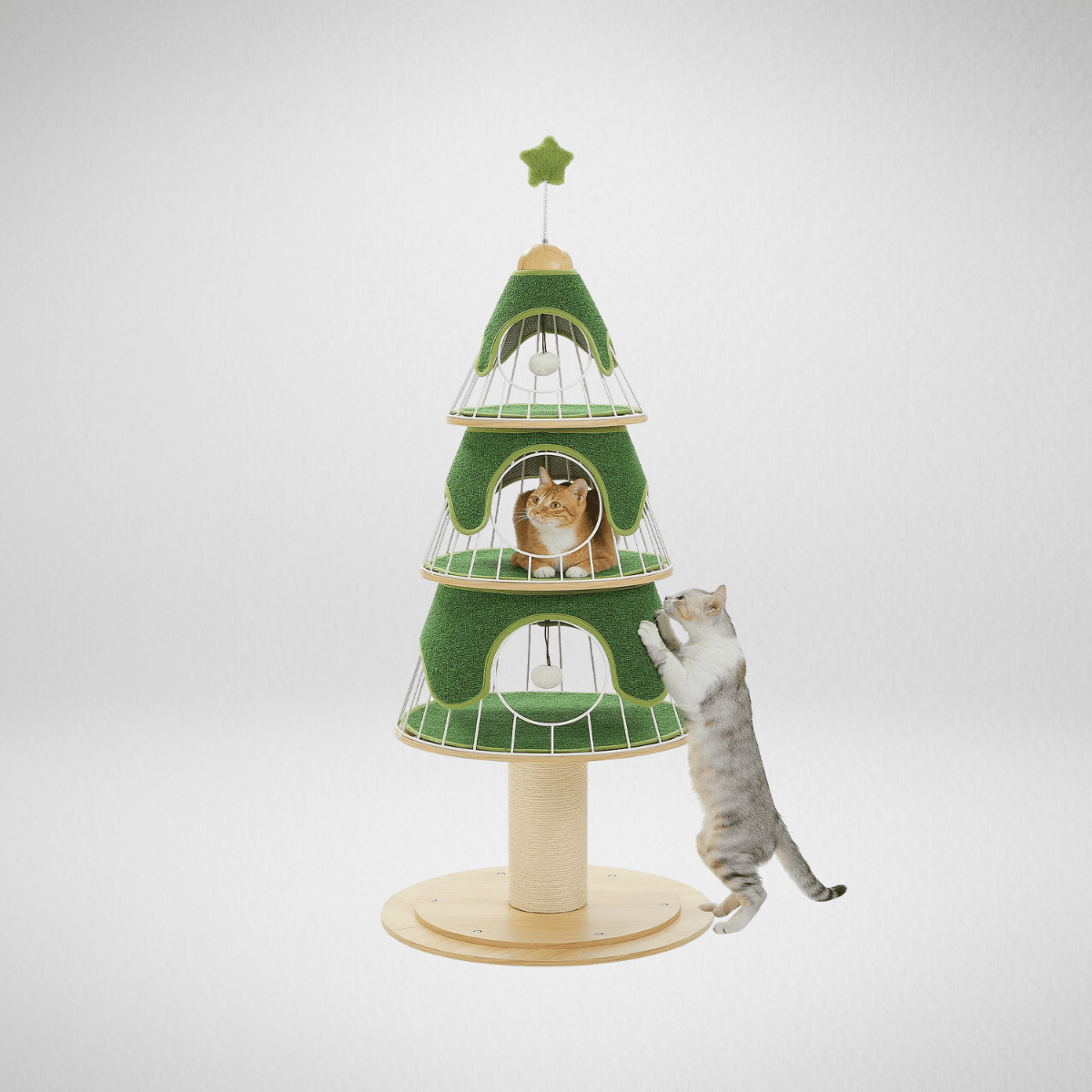 TechnuPet Cat Tree Christmas Cat Tree