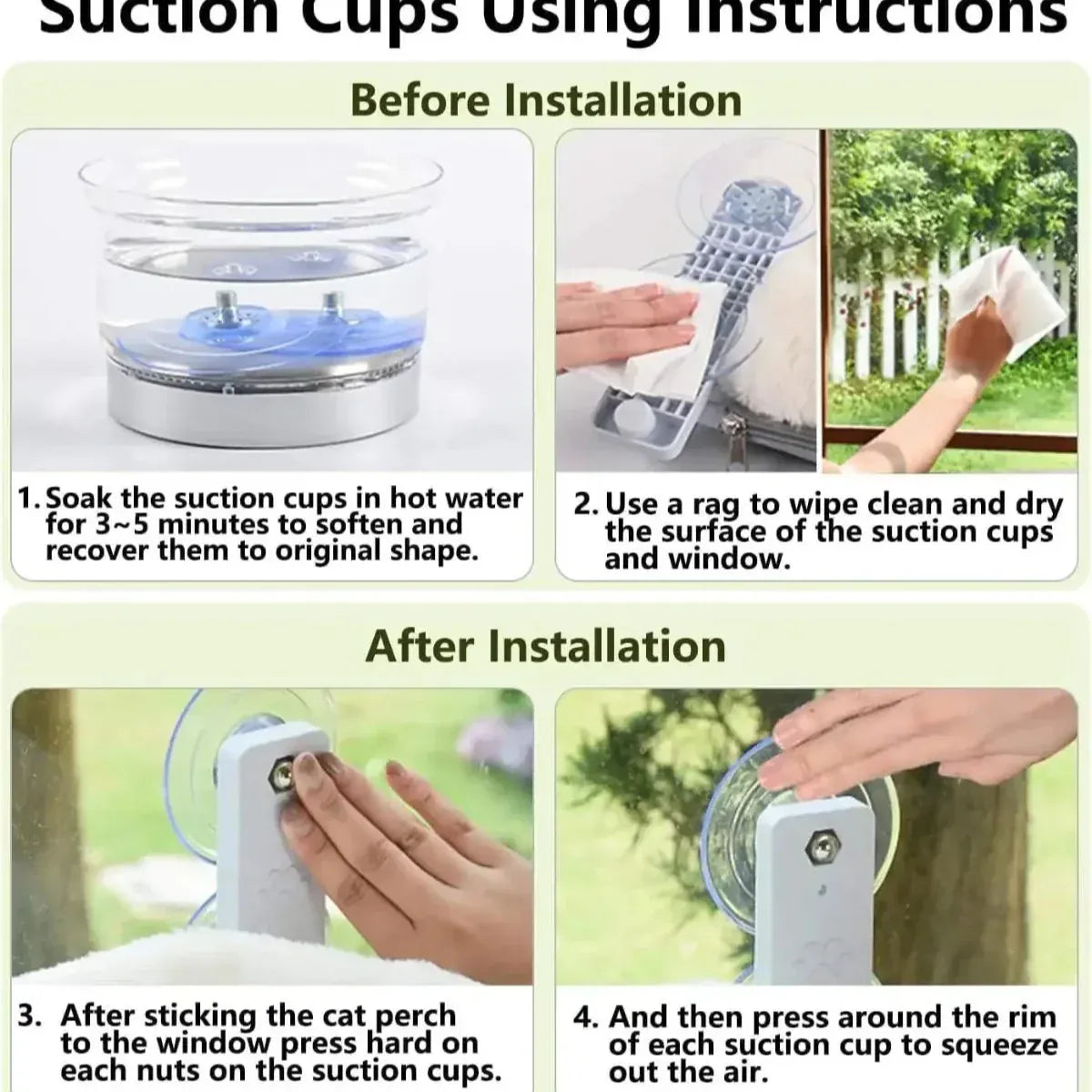 TechnuPet Cat Hammock Cordless Window Cat Hammock