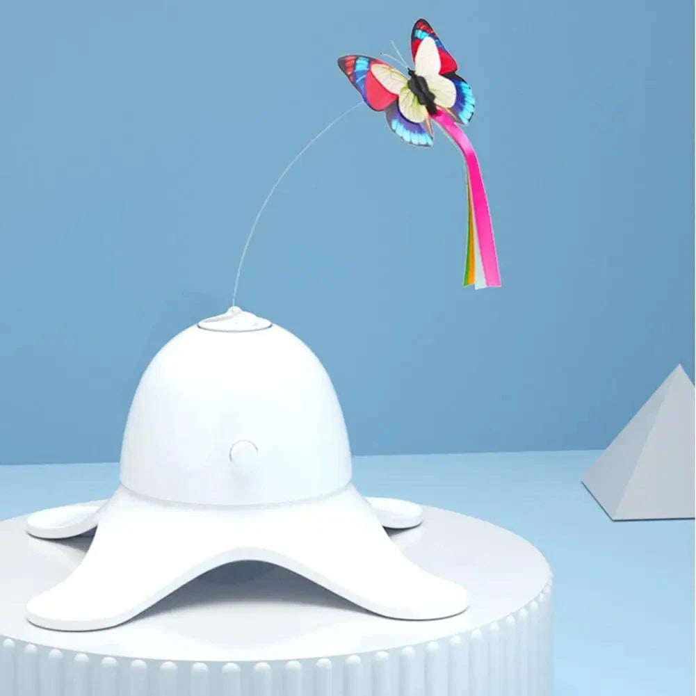TechnuPet Cat Toys Electric Rotating Butterfly Cat Toy