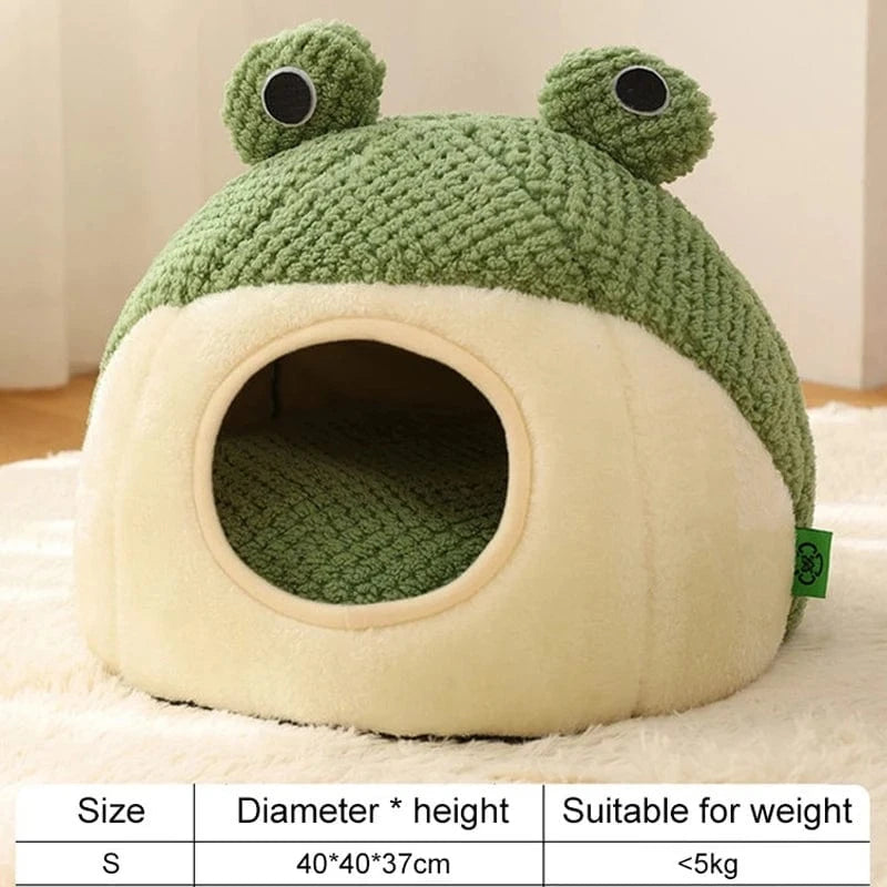 TechnuPet Cat Bed Frog Villa Cat Bed