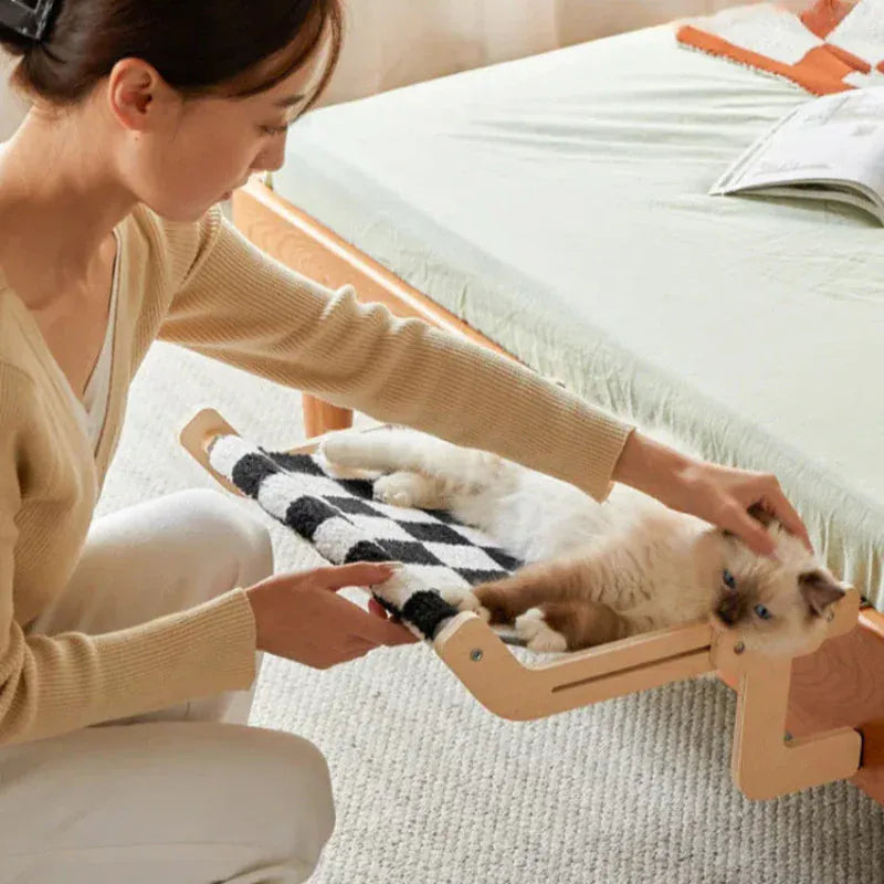 TechnuPet Cat Hammock Hanging Bedside Cat Hammock