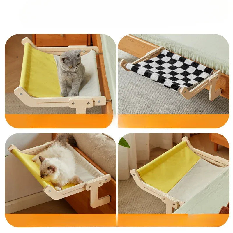 TechnuPet Cat Hammock Hanging Bedside Cat Hammock