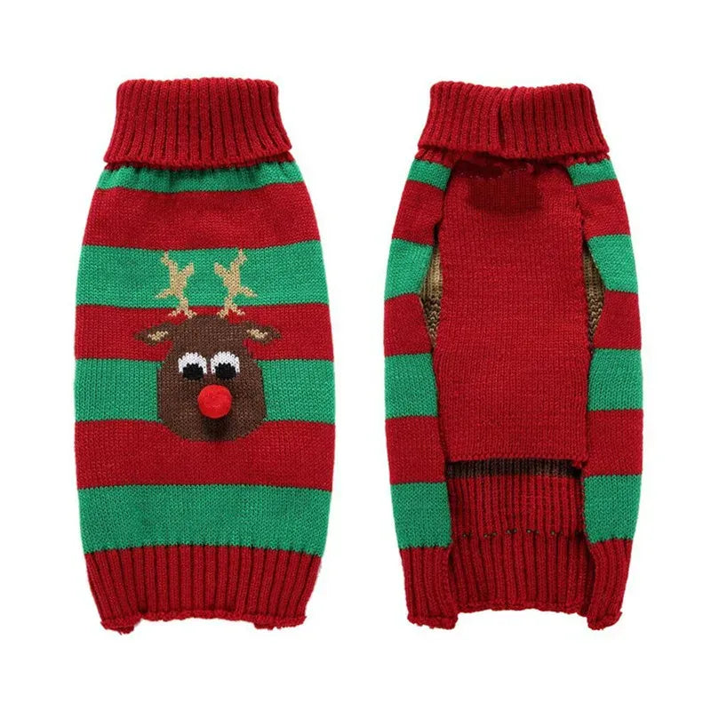 TechnuPet Dog Sweaters Knitted Christmas Dog Sweater