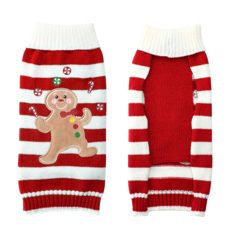 TechnuPet Dog Sweaters Knitted Christmas Dog Sweater