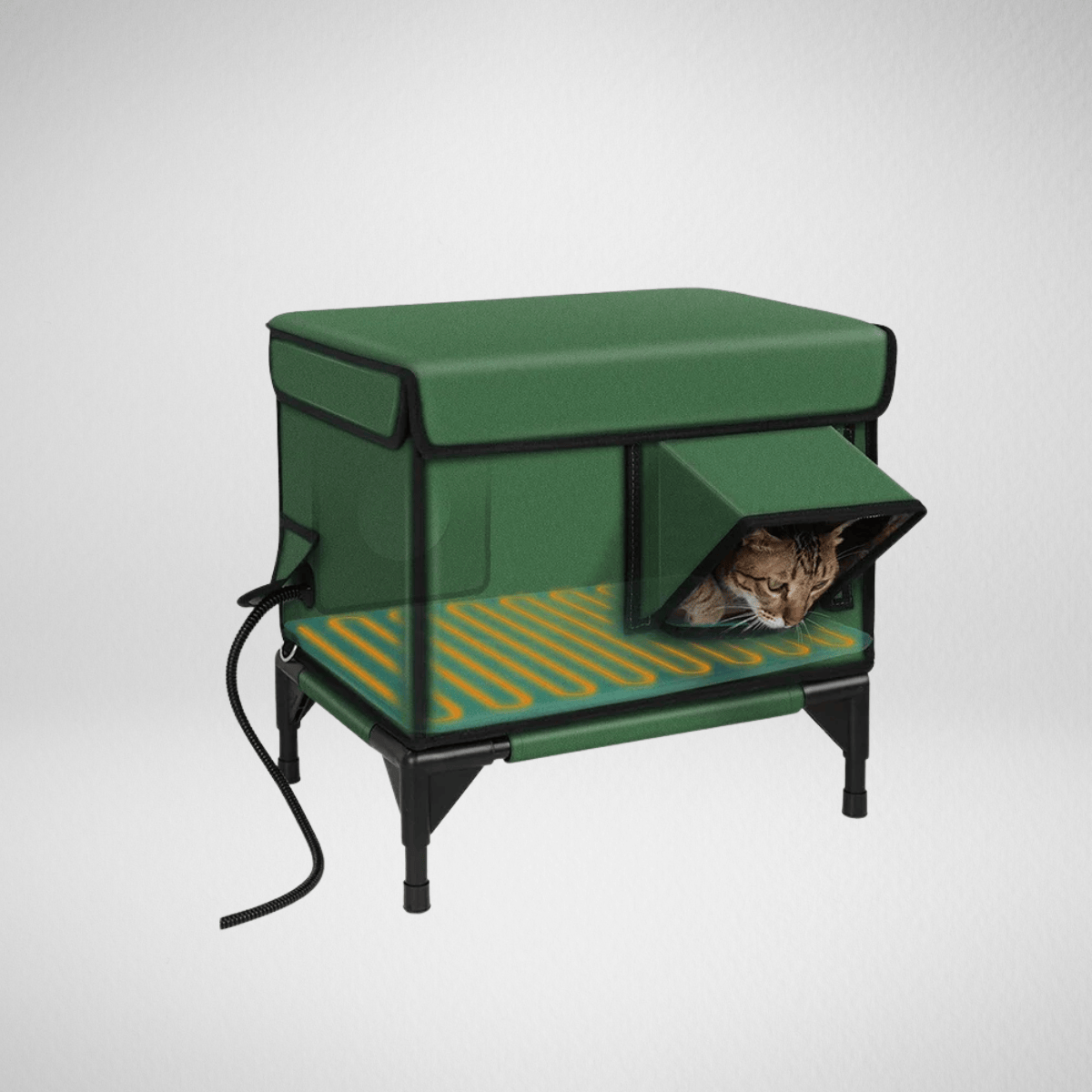 TechnuPet Cat Houses Outdoor Heated Cat House