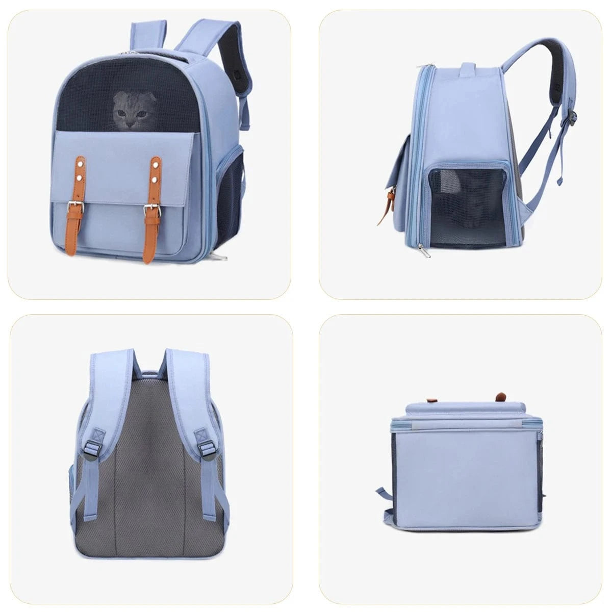 TechnuPet Pet Backpack Portable Cat Carrier Backpack