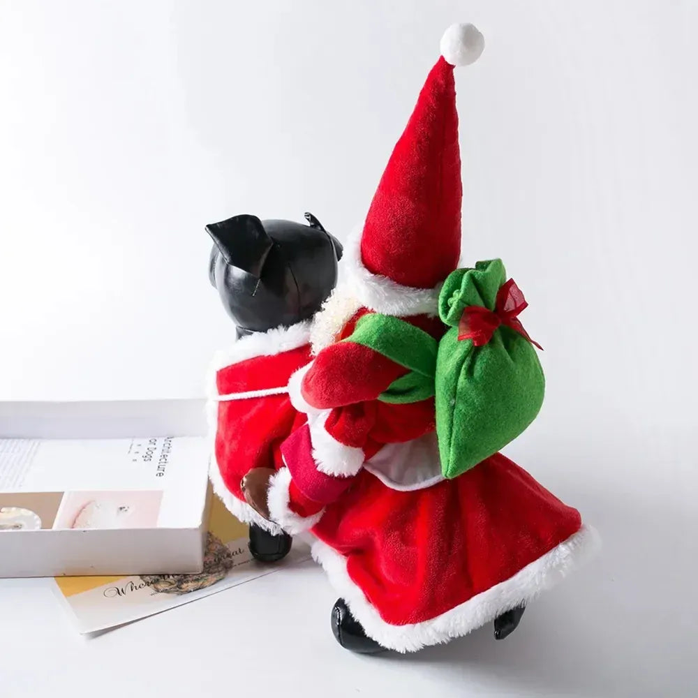 TechnuPet Dog Christmas Outfit Santa Claus Christmas Dog Costume