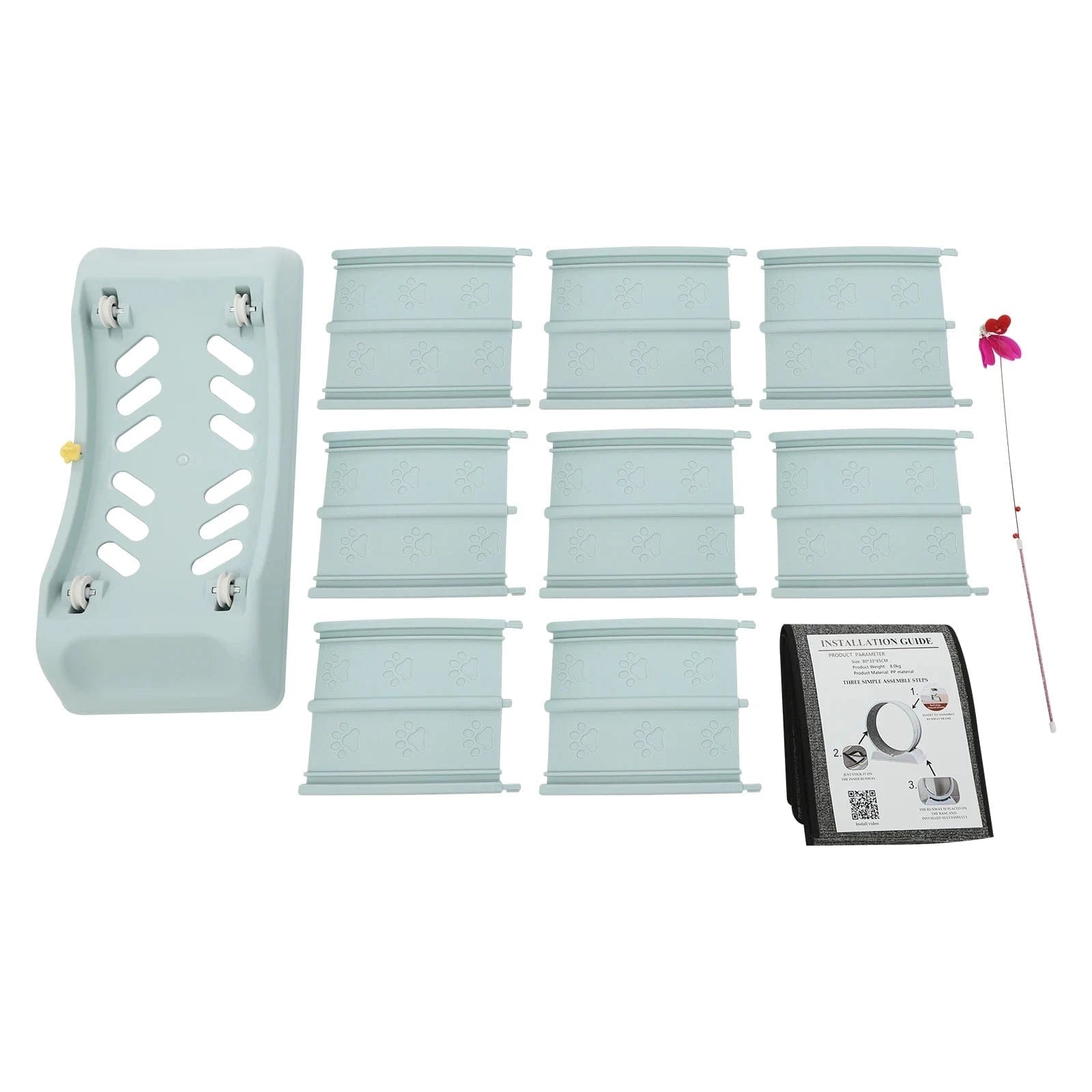 TechnuPet Smart Cat Toys Silent Cat Running Wheel Treadmill