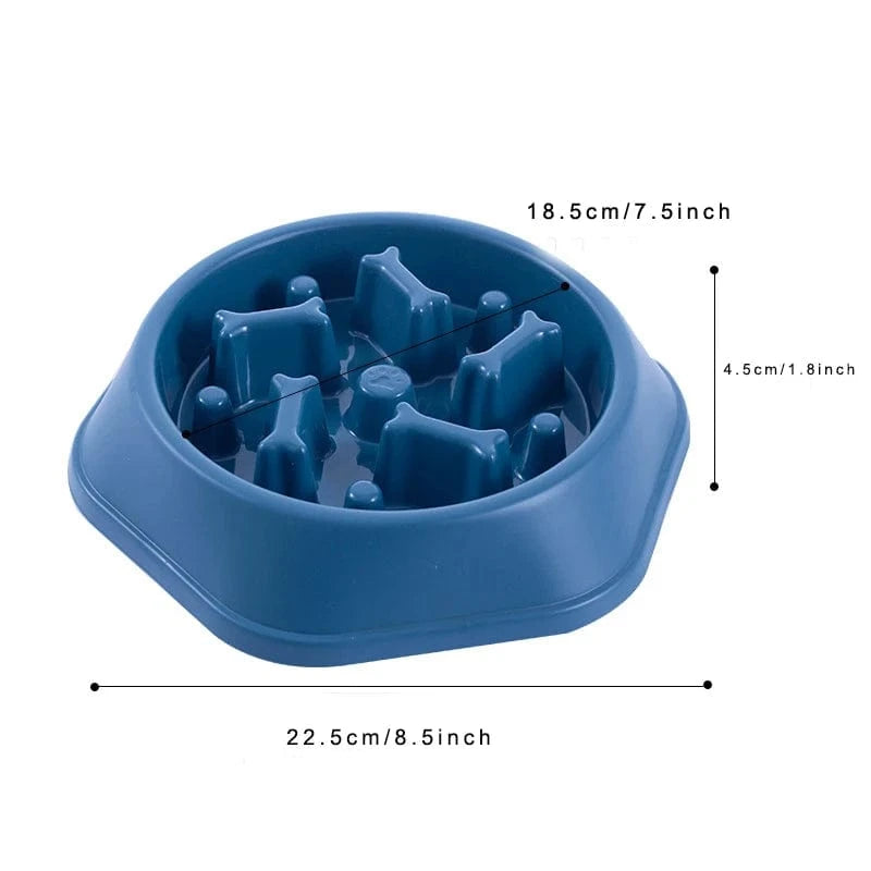 TechnuPet Dog Bowls Slow Feeder Dog Bowl