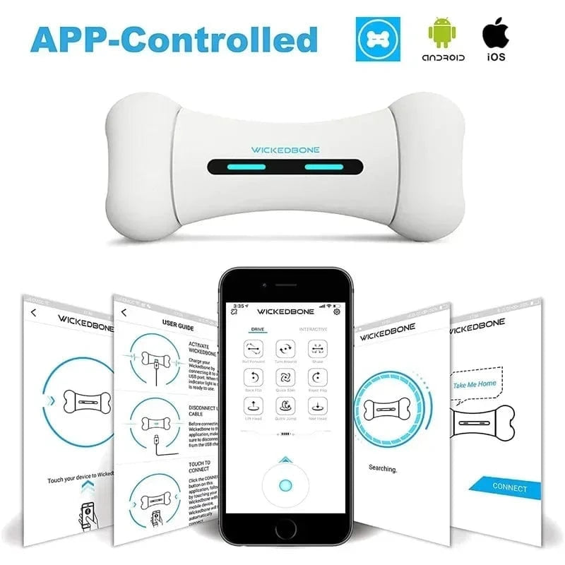 TechnuPet Dog Toys Smart Bone Toy