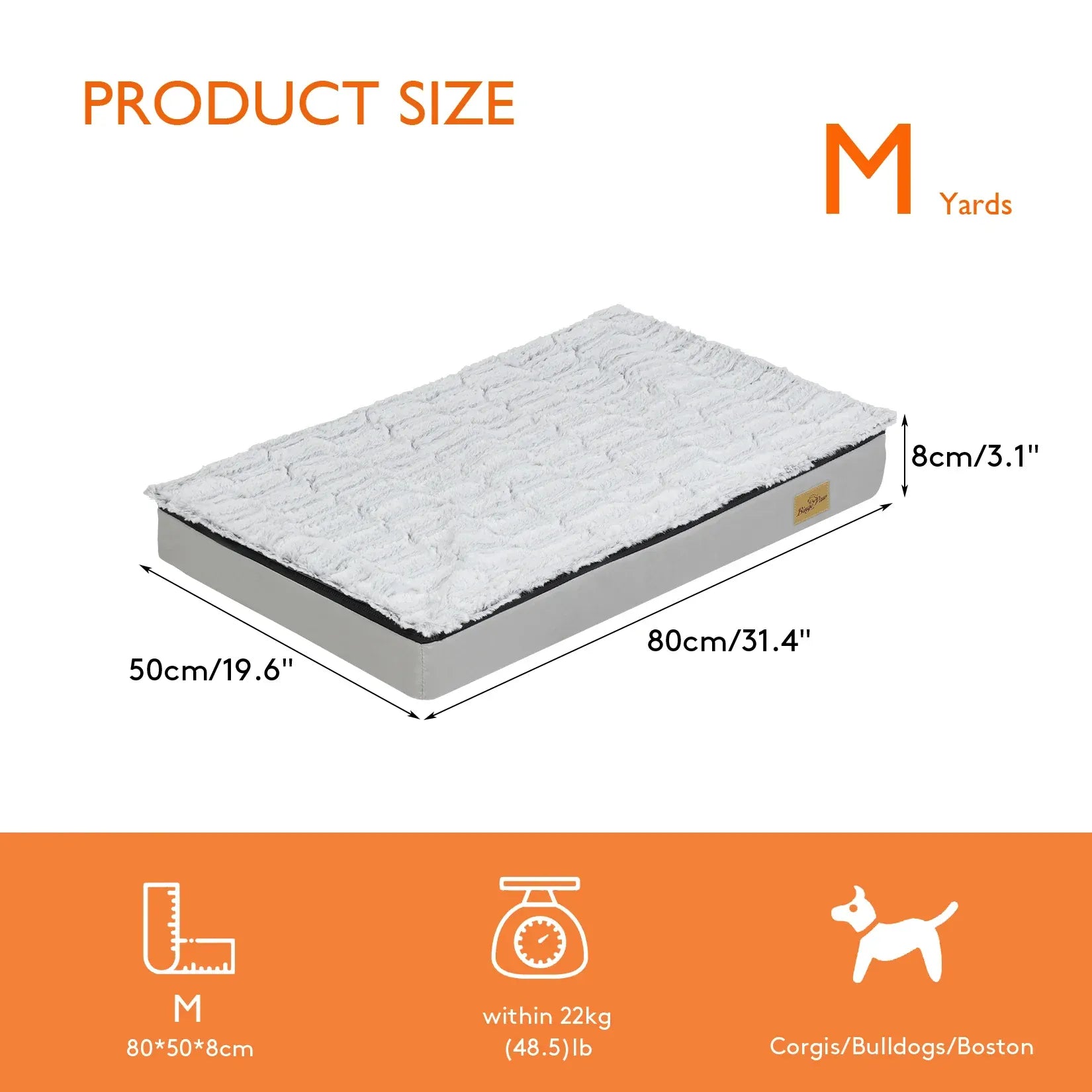 TechnuPet Dog Bed Thick Orthopedic Dog Bed