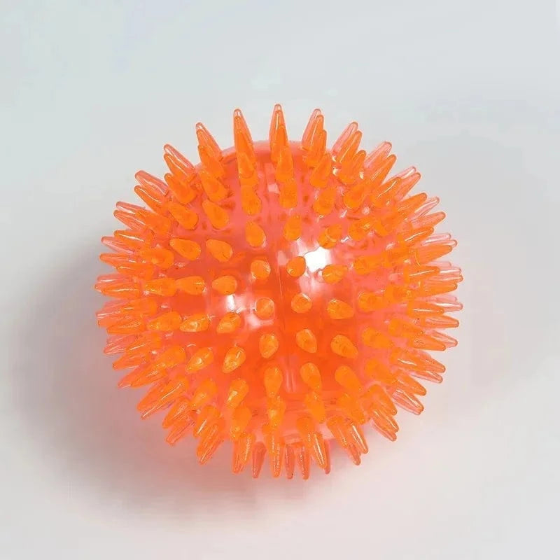 TechnuPet Dog Toys Orange / S-6.5CM TPR Squeaky Spiky Ball