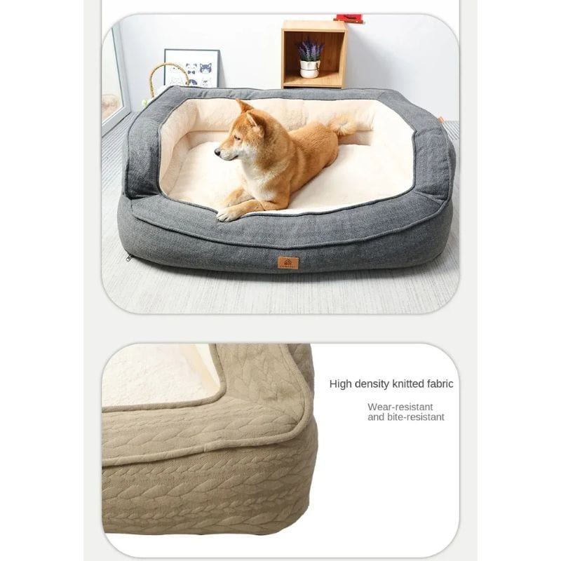 TechnuPet Dog Bed Warm Sofa Pet Bed for Cats and Dogs