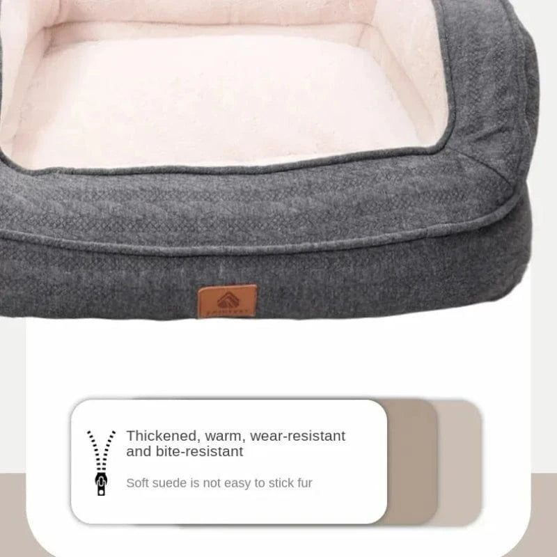 TechnuPet Dog Bed Warm Sofa Pet Bed for Cats and Dogs